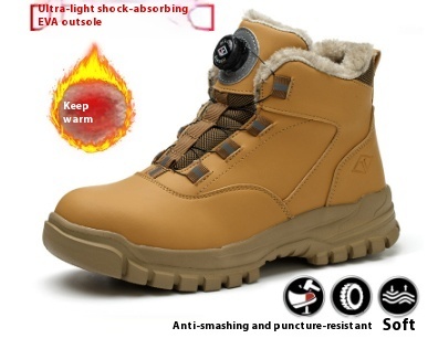 High Top Safety Shoes For Men All Seasons Anti-smash And Anti-puncture — изображение 5