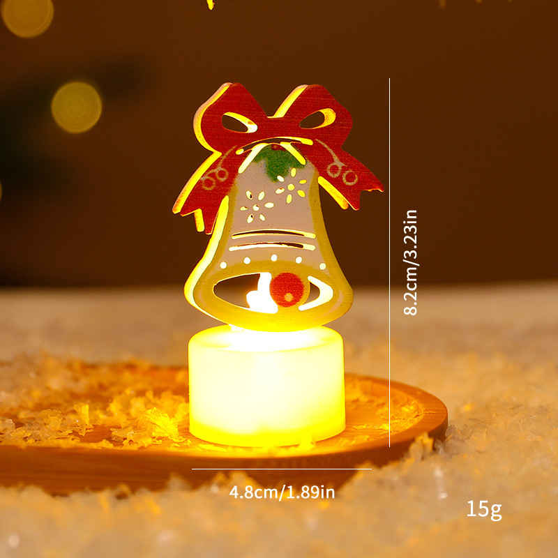 LED Electronic Candle Lights Christmas Trees Santa Claus Snowmen Creative Candles Small Night Lights Home Decorative Ornaments - Image 9