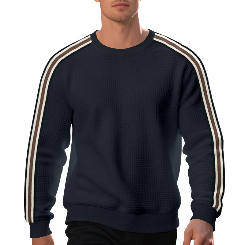 Casual Men's Loose Round Neck Sweater Thin – Bild 7