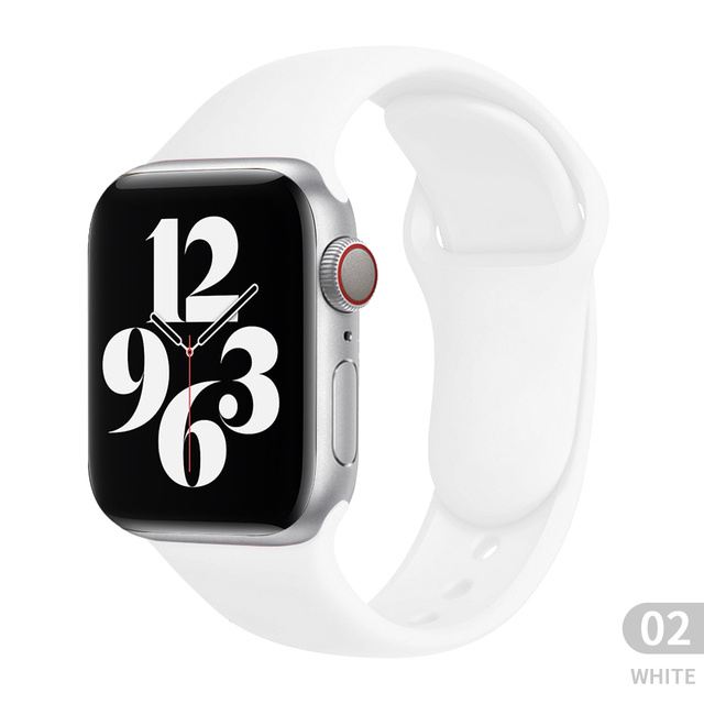 Silicone Watch Strap 45mm 44mm 41mm - Image 5