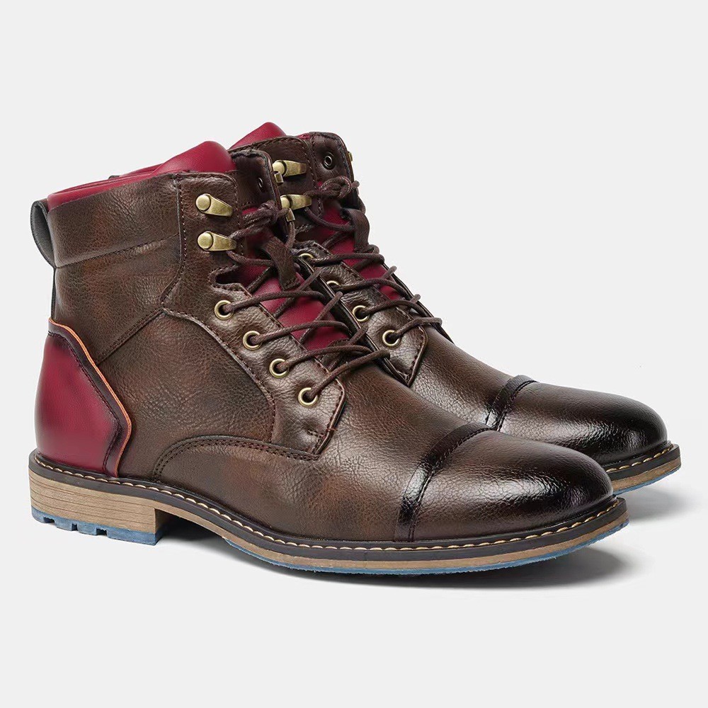 Men's Fashion High-top Martin Boots - Image 3