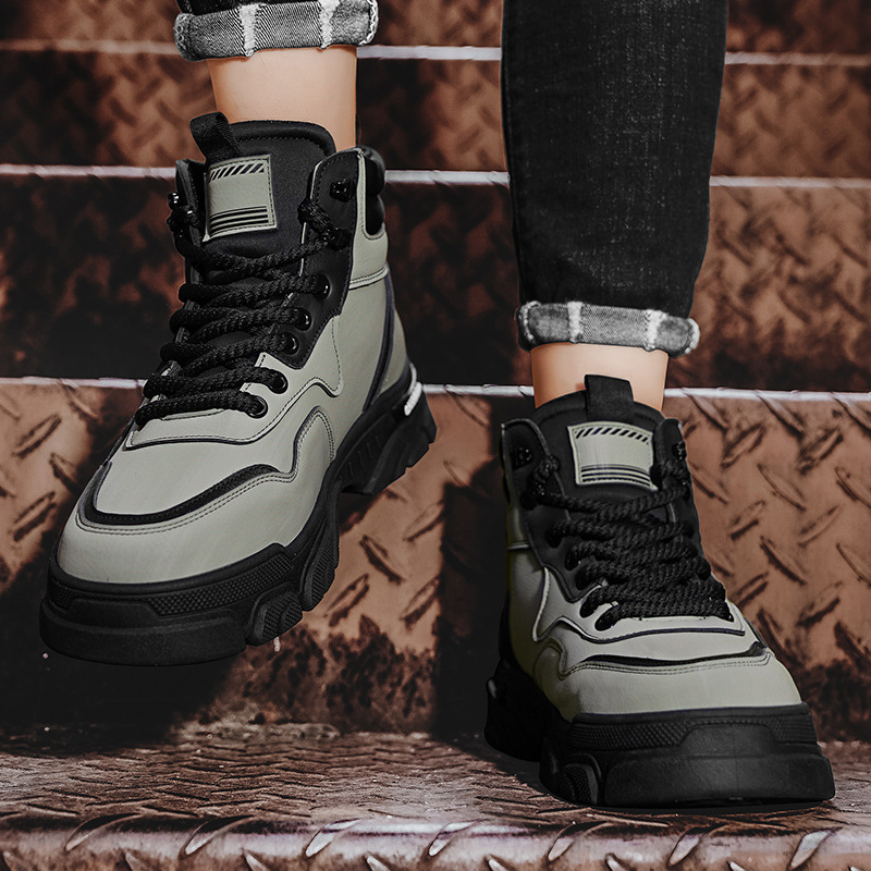 Men's Martin Boots Spring And Autumn British Style - Image 4