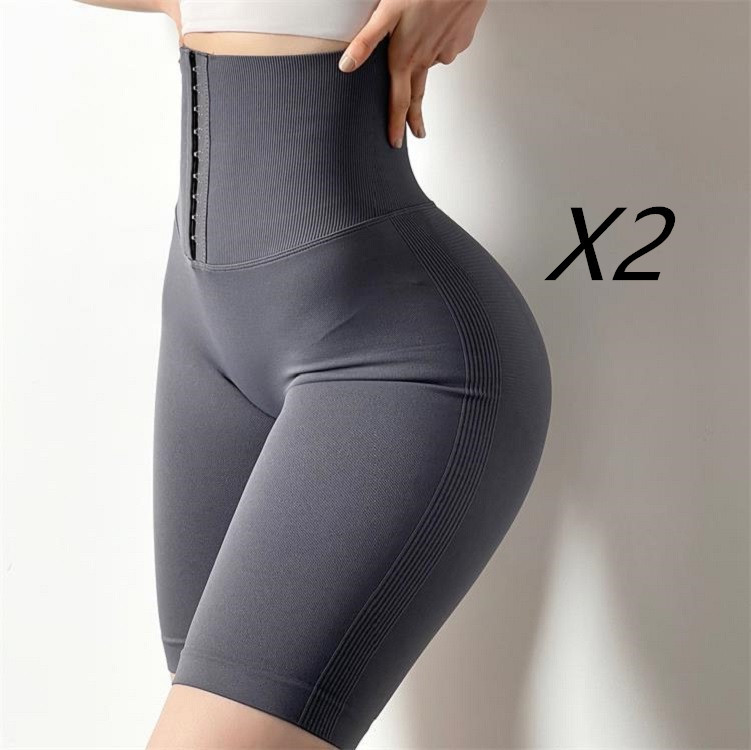 Knitted Waist Peach Fitness Pants Women's Shaping Hip Yoga Pants — изображение 7