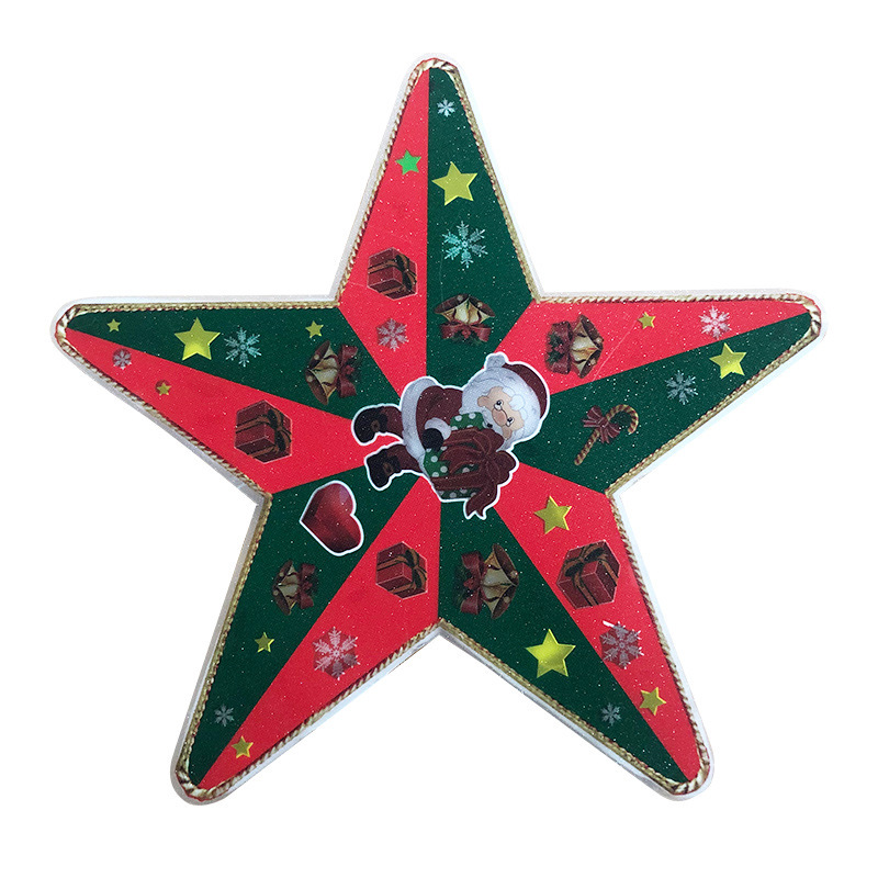 Outdoor Mall Decoration Lights Christmas Day Window Hanging Tree Chandelier Meichen Five-Pointed Star Snowflake Modeling Lights - Image 5