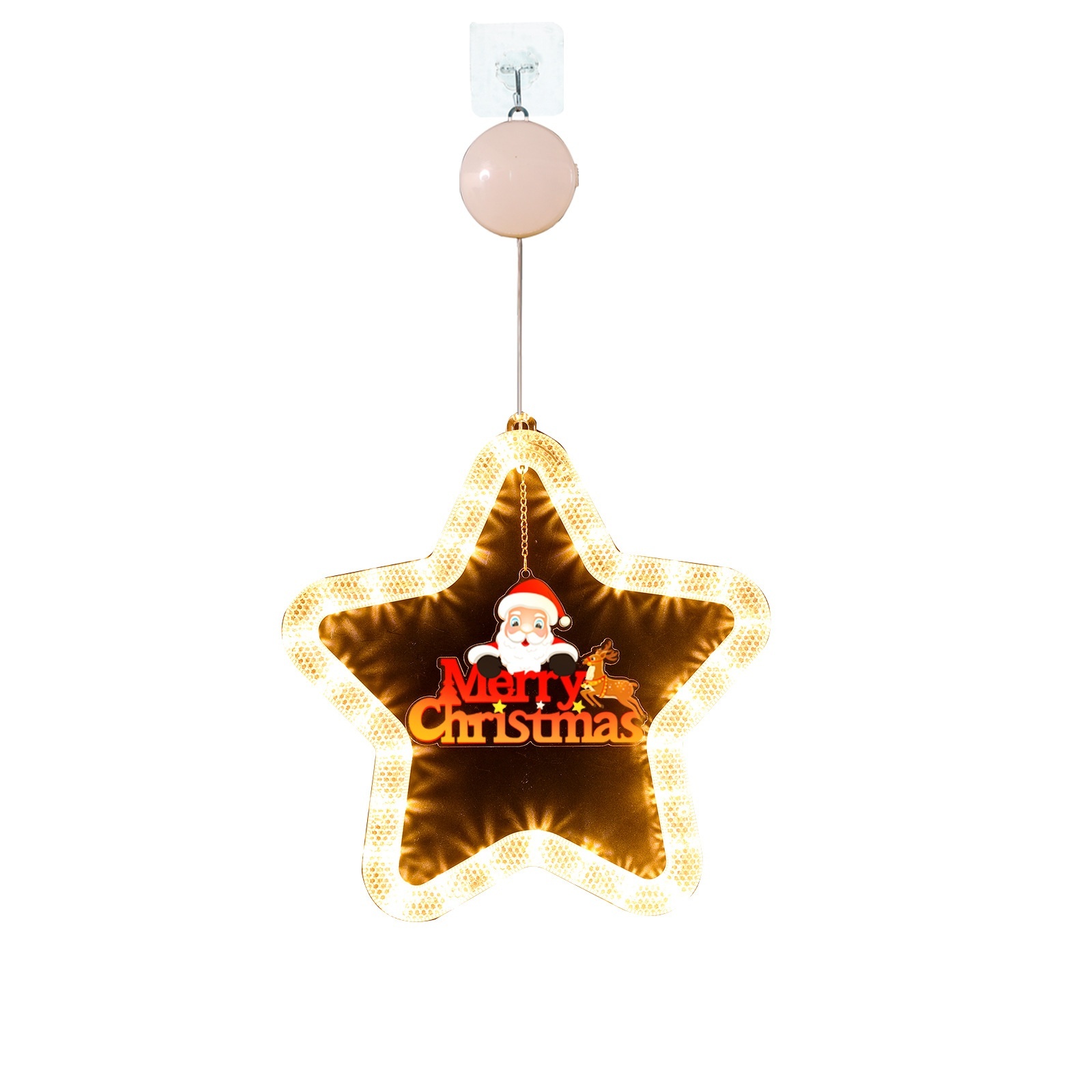 Christmas Pendant Decoration Christmas Atmosphere Led Lights Led Christmas Star Light Decoration For Window Door For Holiday - Image 6
