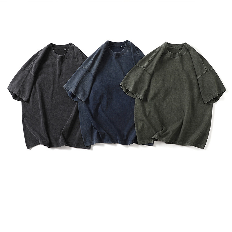 Summer Couple Loose Short Sleeve Solid Color T-shirt - Image 2