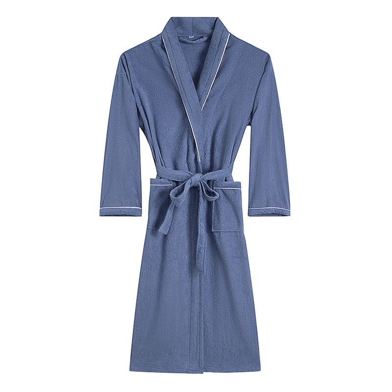 Towel Material Bathrobe Men's And Women's Pajamas - Image 5