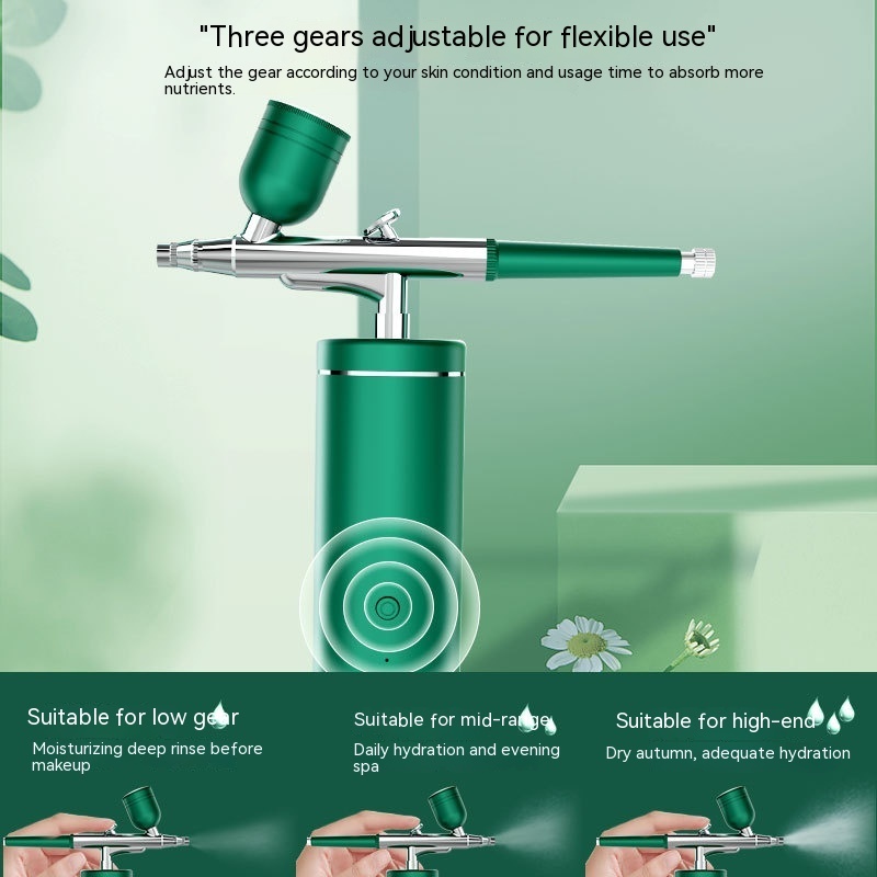 Oxygen Injection Skin Spray High Pressure Nano Mist Sprayer Facial Cleansing Moisturizing Beauty - Image 2