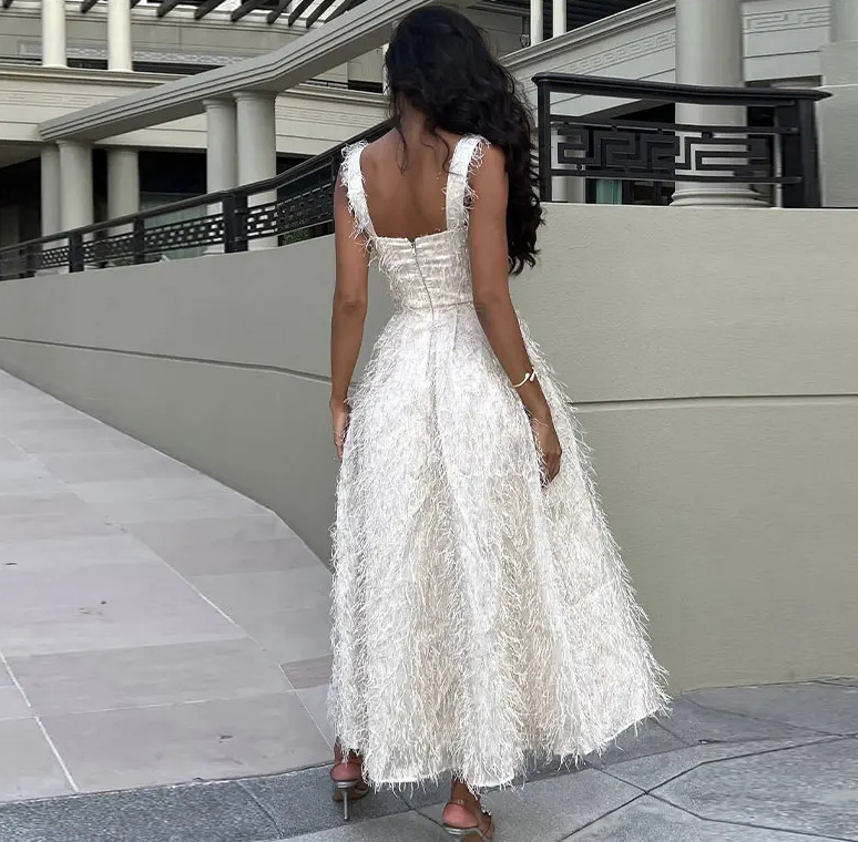 Women's Sleeveless Tassel Dress – Bild 9