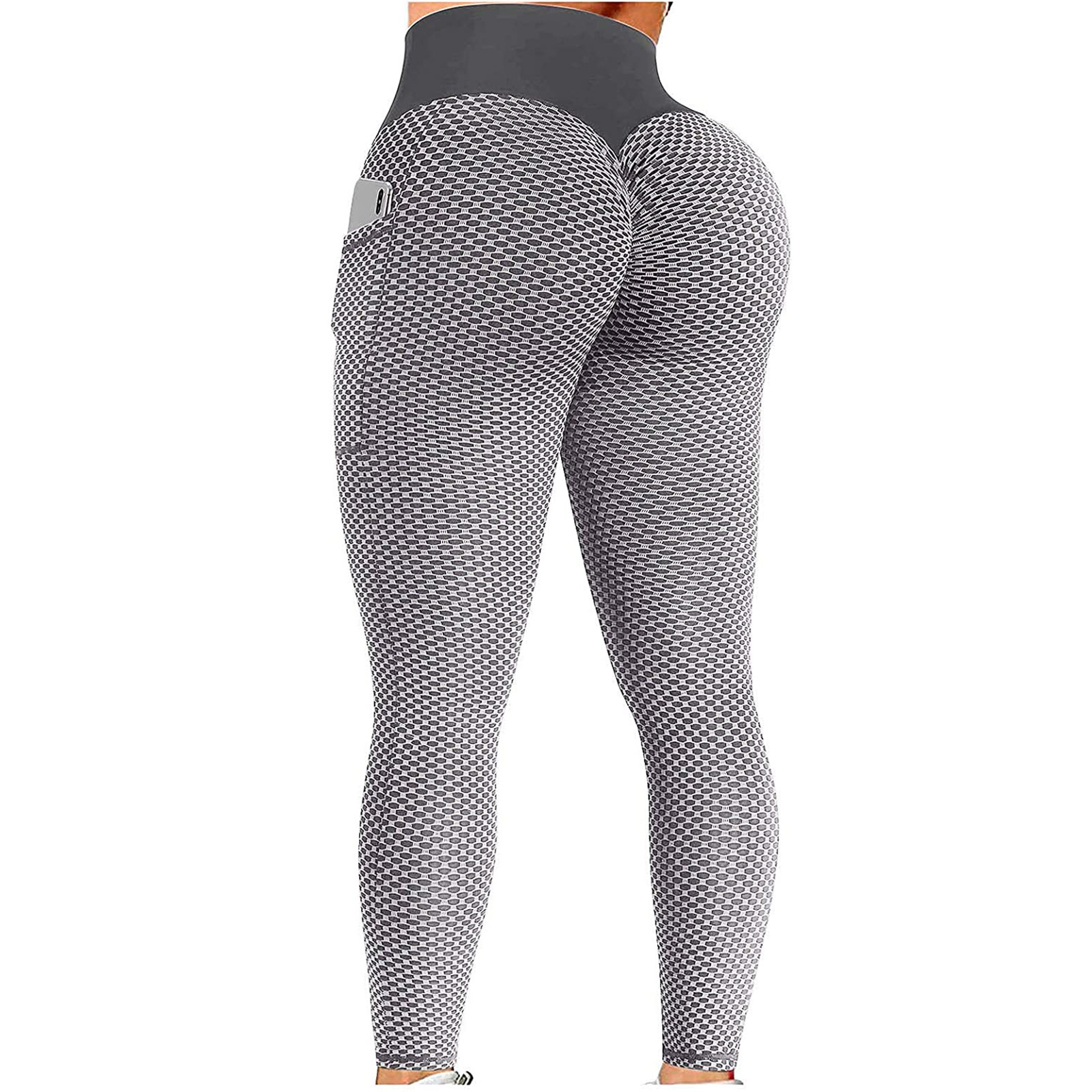 Honeycomb Peach Hip Fitness Yoga Pants — изображение 2