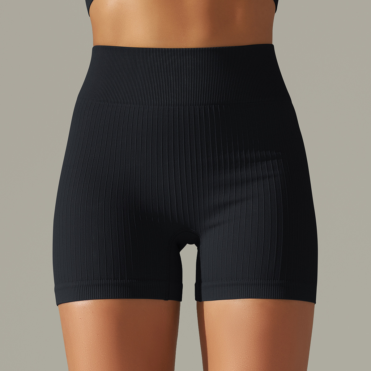 Seamless Thread Knitted Yoga Pants High Waist Hip Lift - Image 5