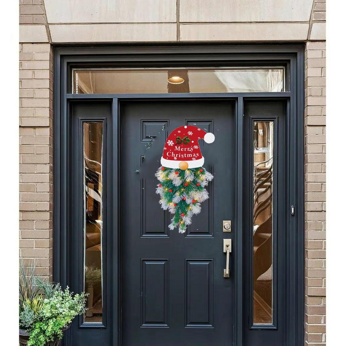 Christmas Simulation Pine Branch Garland Pendant Decoration - Image 5