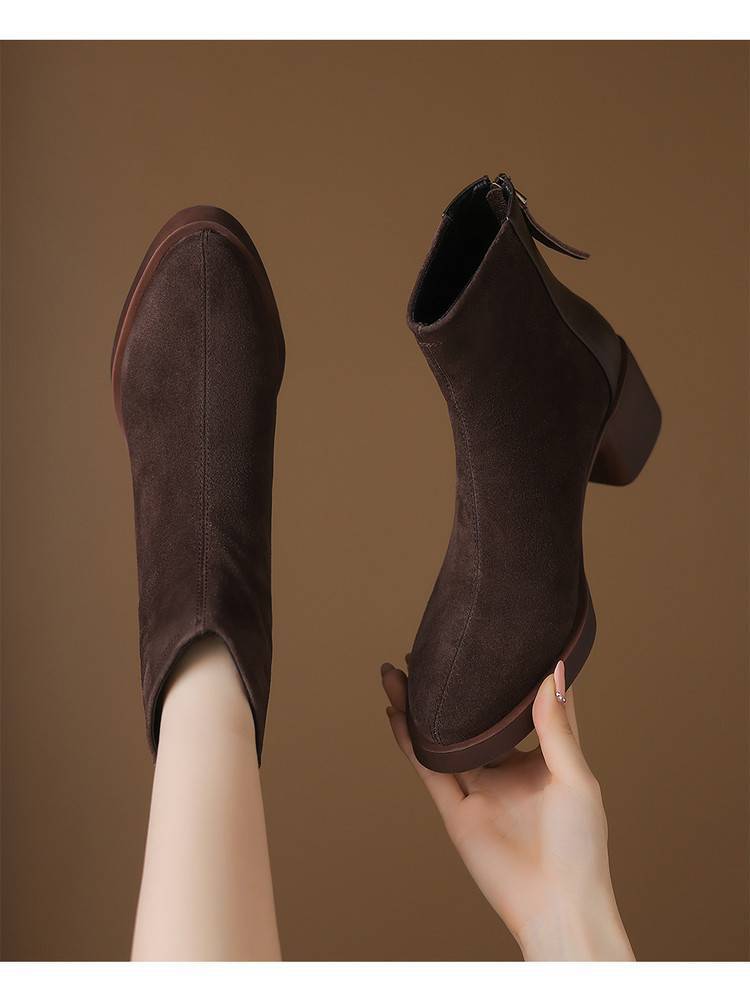 Fashion Personality Suede Booties Women - Image 7