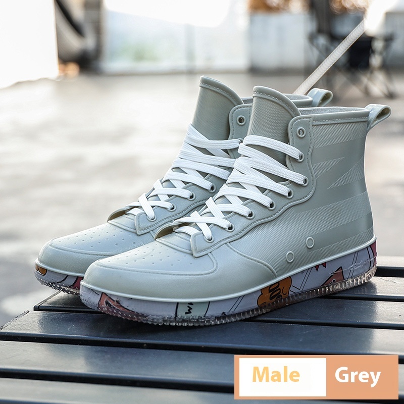 Low-top Couple Rain Boots Short Non-slip Men's And Women's Rain Boots - Image 10