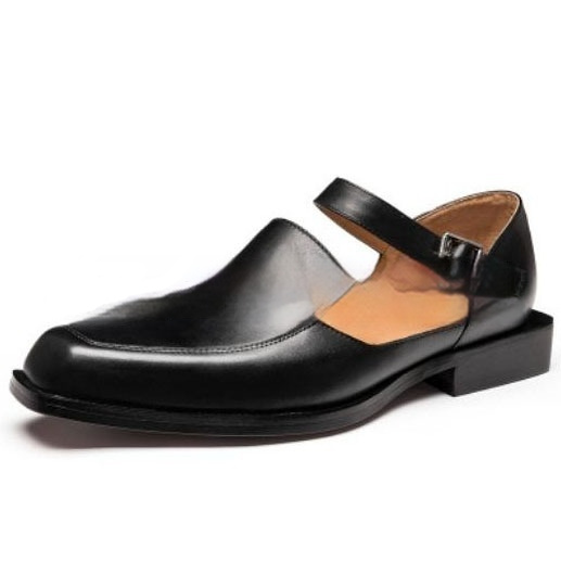 Hollow Breathable Plus Size Square Head Men's Sandals – Bild 4