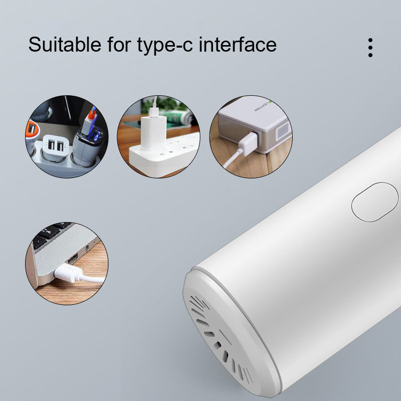 High-power And Powerful Mini Car Vacuum Cleaner Wireless Charging For Household Use In The Car - Image 4
