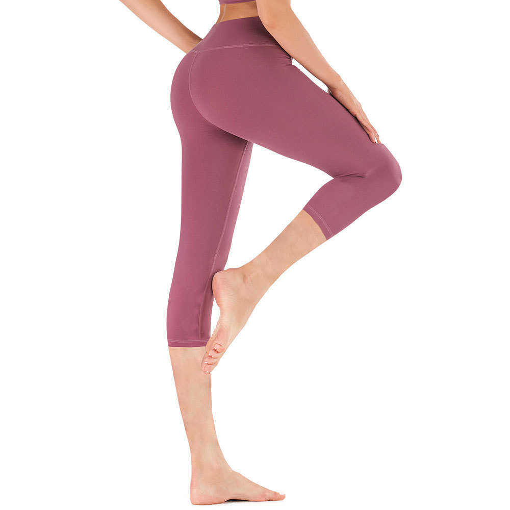 High Waist Slimming Yoga Cropped Pants - Image 6