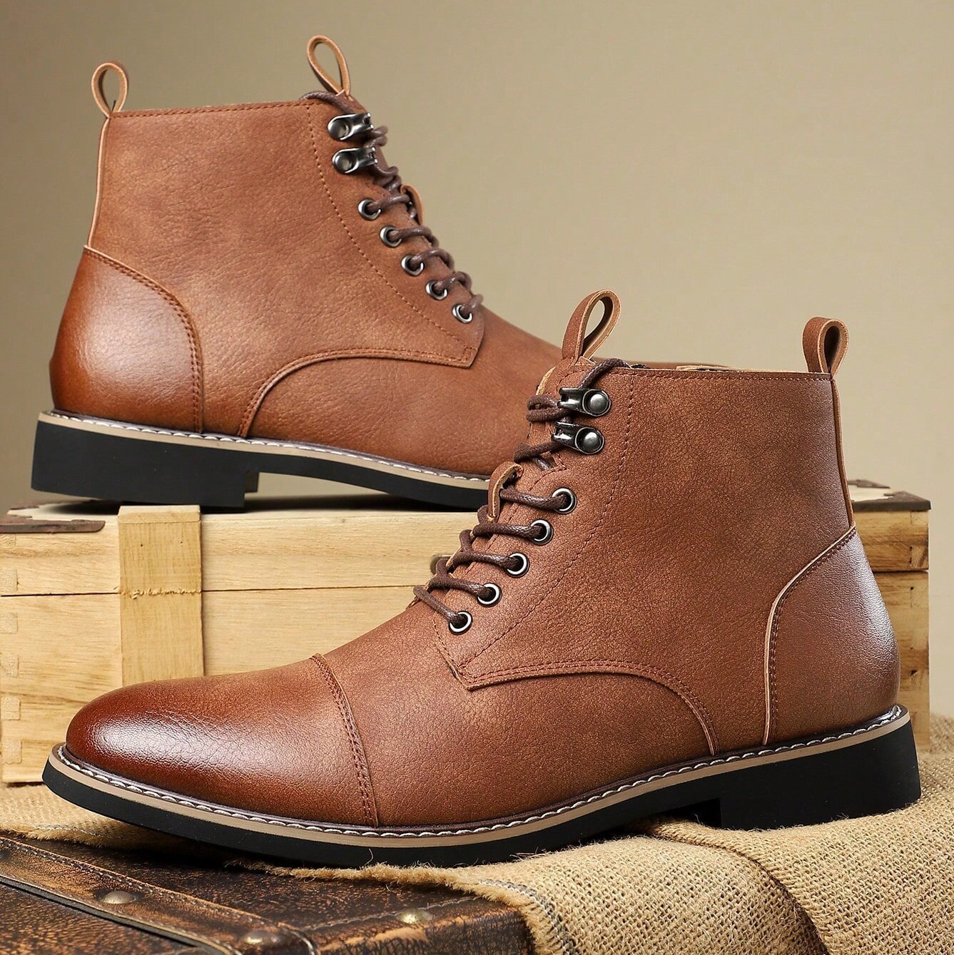 Fashion Business Casual Men's Martin Boots — изображение 8