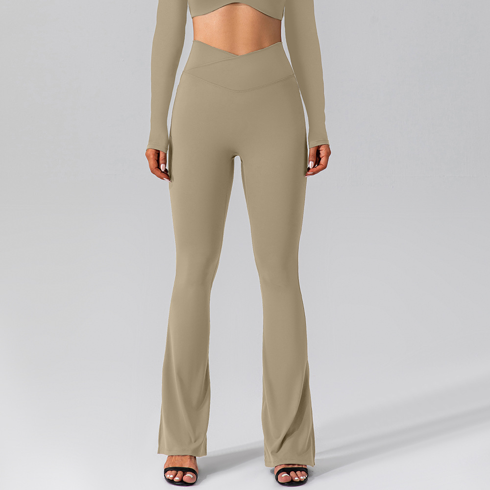 Stretch Yoga Bell-bottom Pants - Image 6