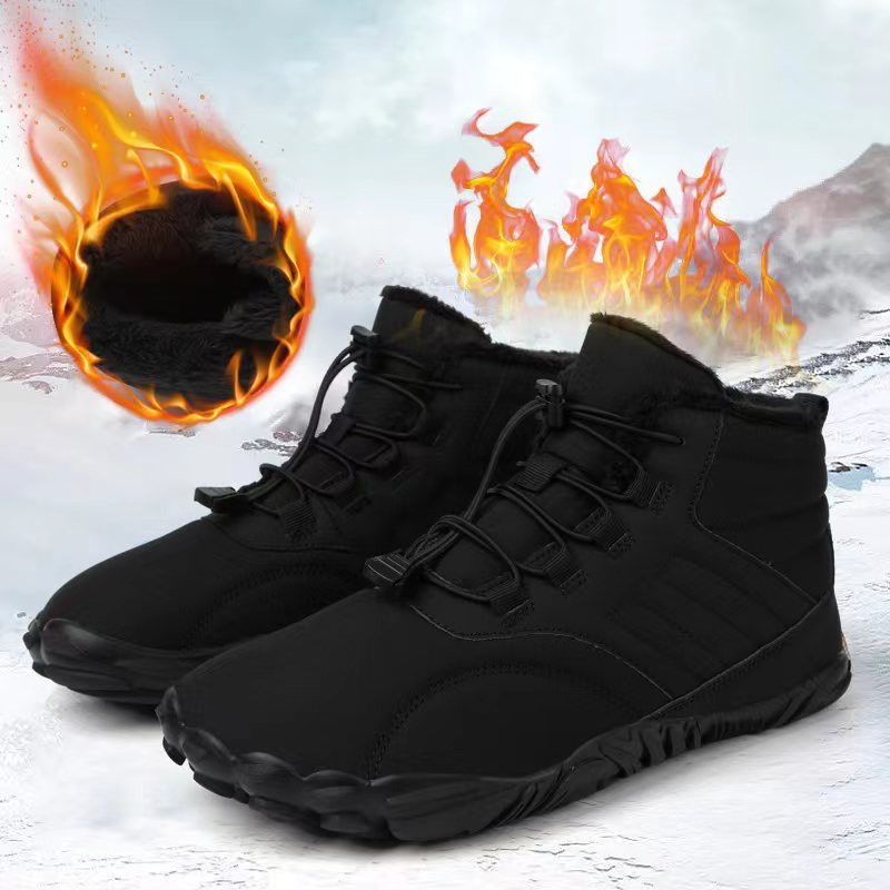 Outdoor Sports Cotton Shoes For Men And Women Winter Warm Slip-on Boots Wear-resistant Anti-ski Thickened Shoes Couple – Bild 9