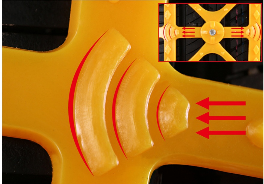 Emergency Tire Snow Chain Double Buckle - Image 6