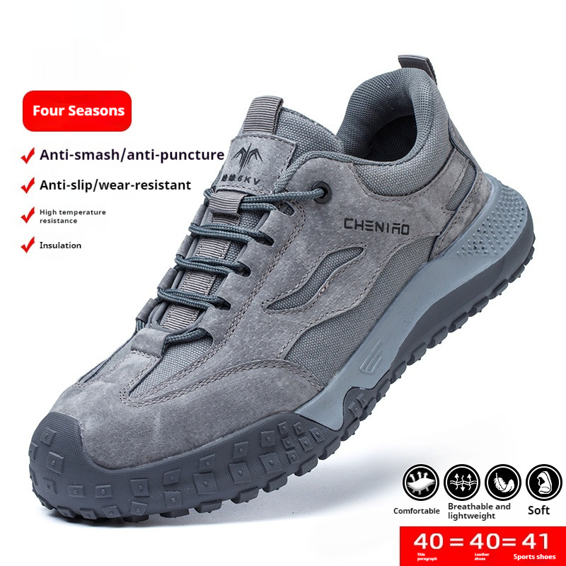 Labor Protection Shoes, Anti Smashing And Anti Piercing Insulation Work Shoes - Image 4