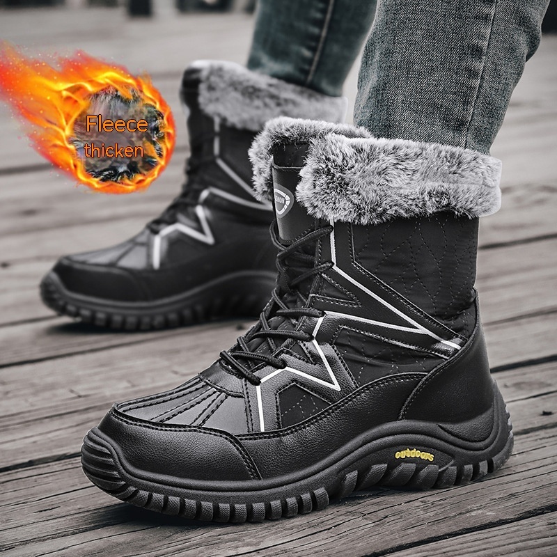 Thickened Outdoor Winter Waterproof Cotton Shoes — изображение 2