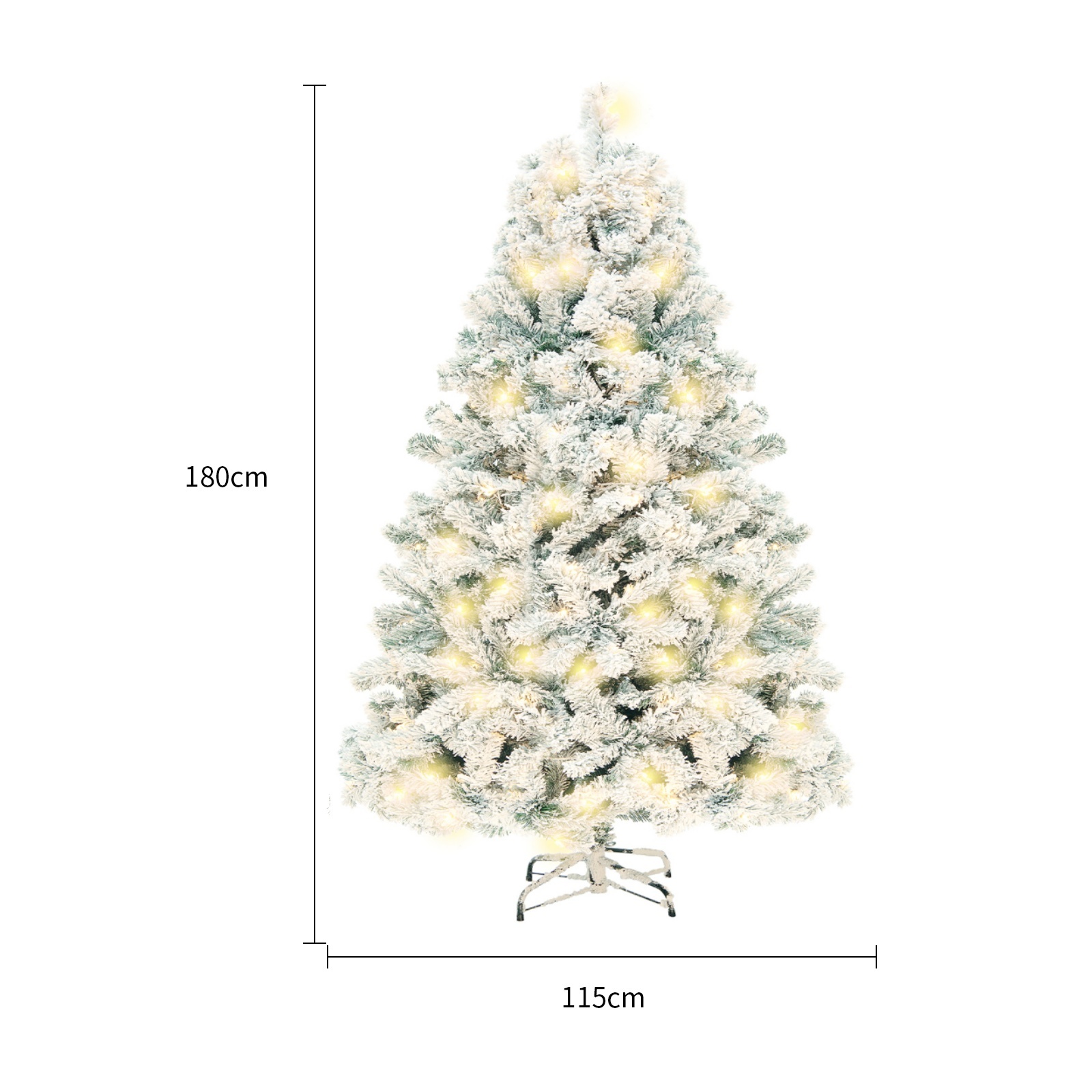 Christmas Tree PVC Artificial Snow Christmas Tree Mall Window Decoration Tree Cedar Christmas Tree Christmas Decoration Supplies – Bild 7