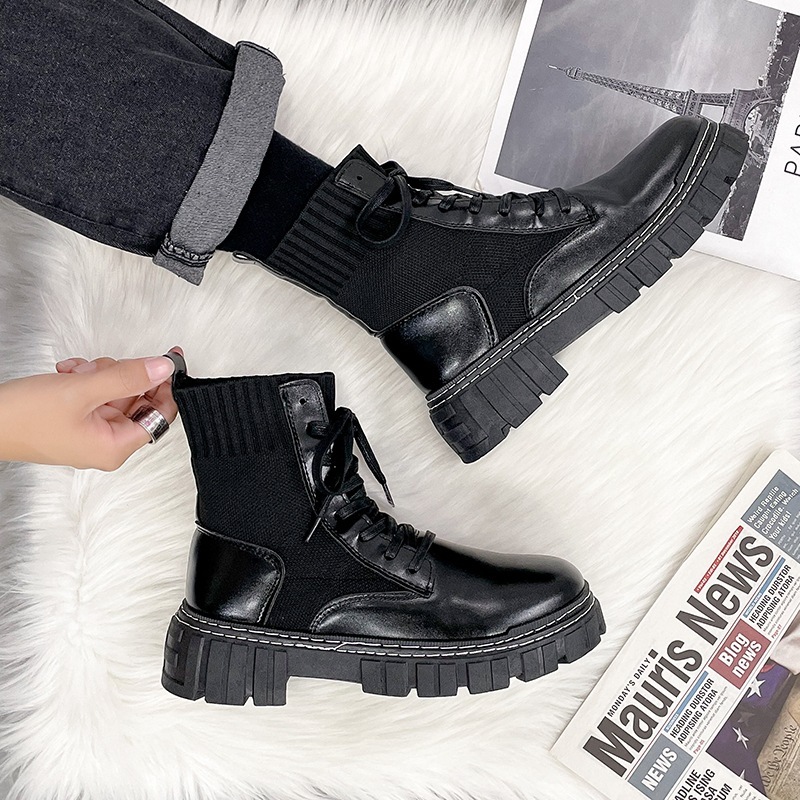Platform Martin Boots British Style High Top – Bild 5