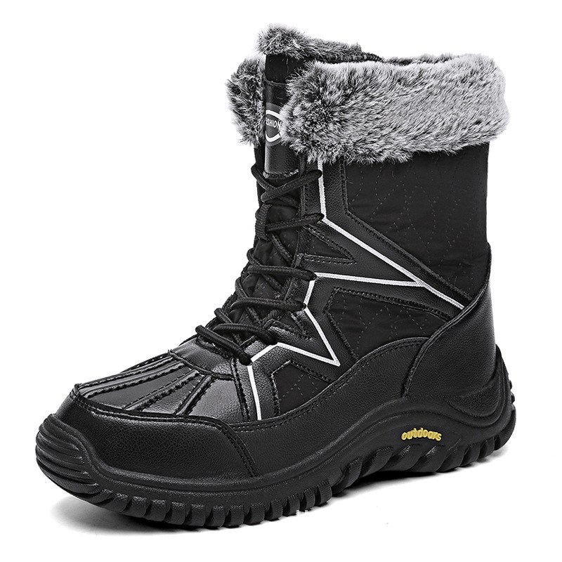 Thickened Outdoor Winter Waterproof Cotton Shoes — изображение 3