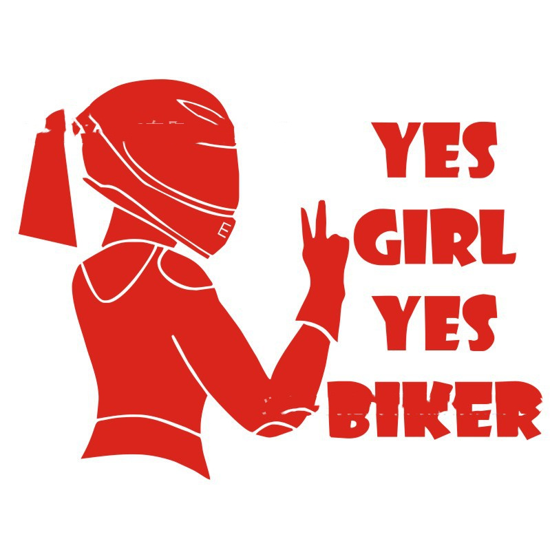 Female Motorcycle Car Modification Sticker Body Sticker — изображение 4