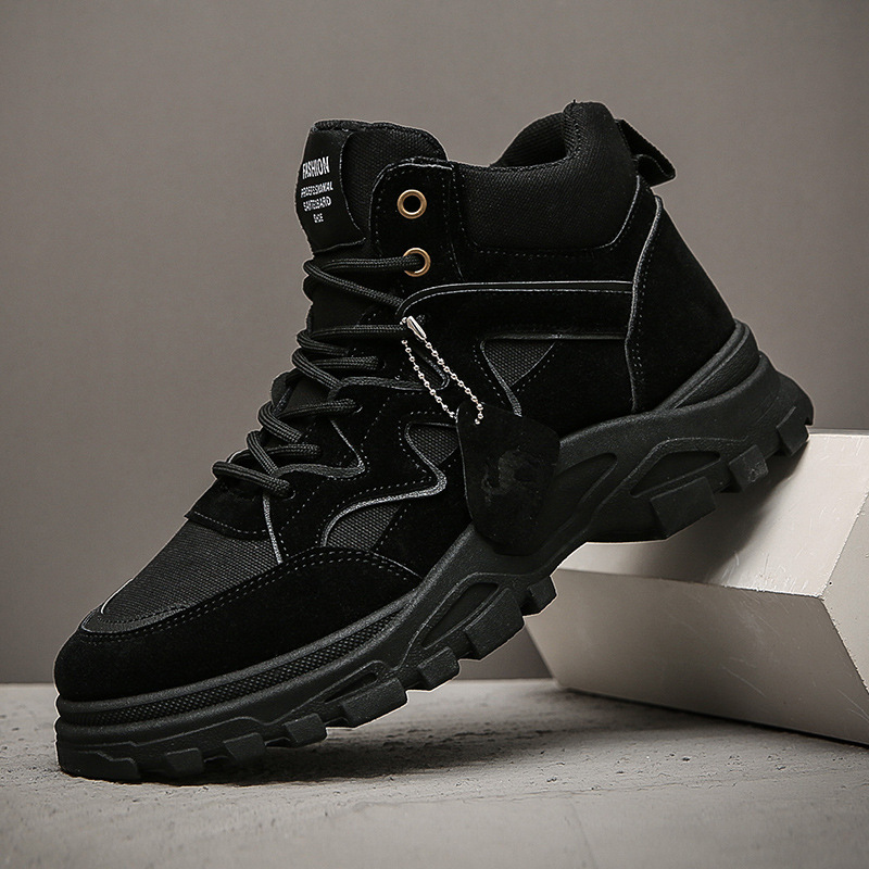 Men's Thick Sole Increased By High-top Casual Shoes - Image 3