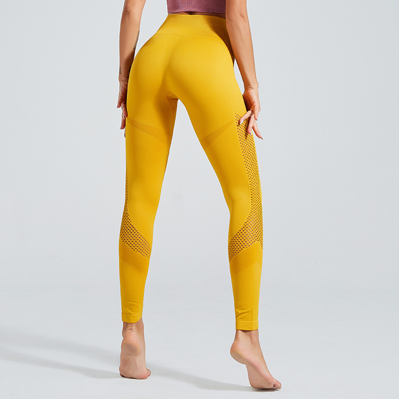 Peach Hip High Waist Yoga Pants — изображение 5