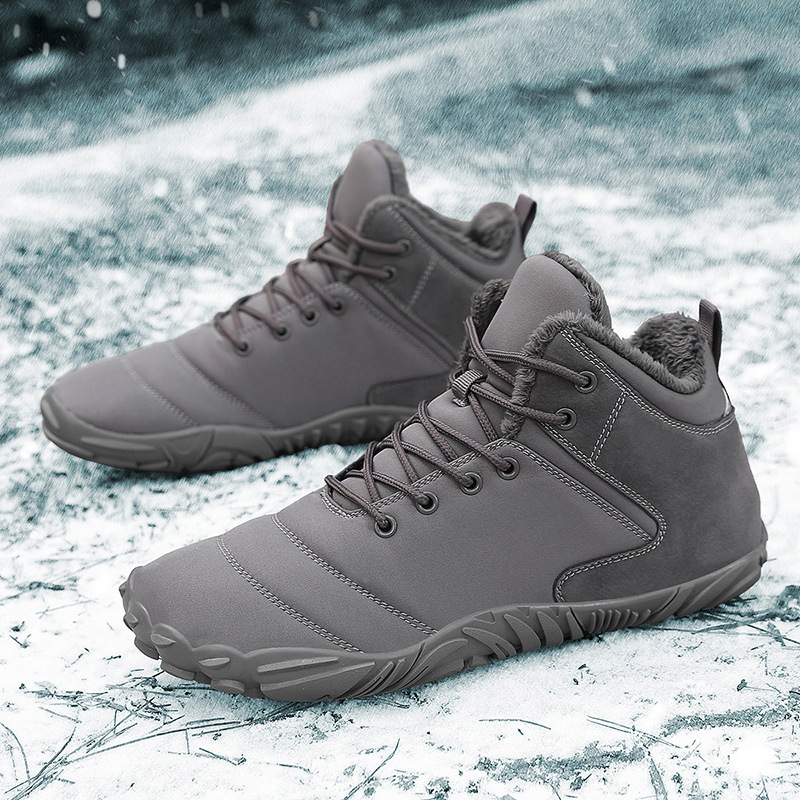 Men's Comfortable Casual Warm And Plush Thick Cotton Boots — изображение 2