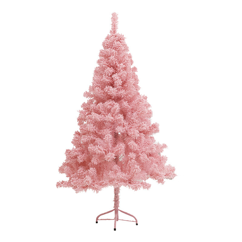 PinkChristmas Tree Package Home Flocking Decoration - Image 3