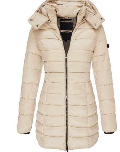 Mid-length Slim-fit Quilted Jacket - Image 10