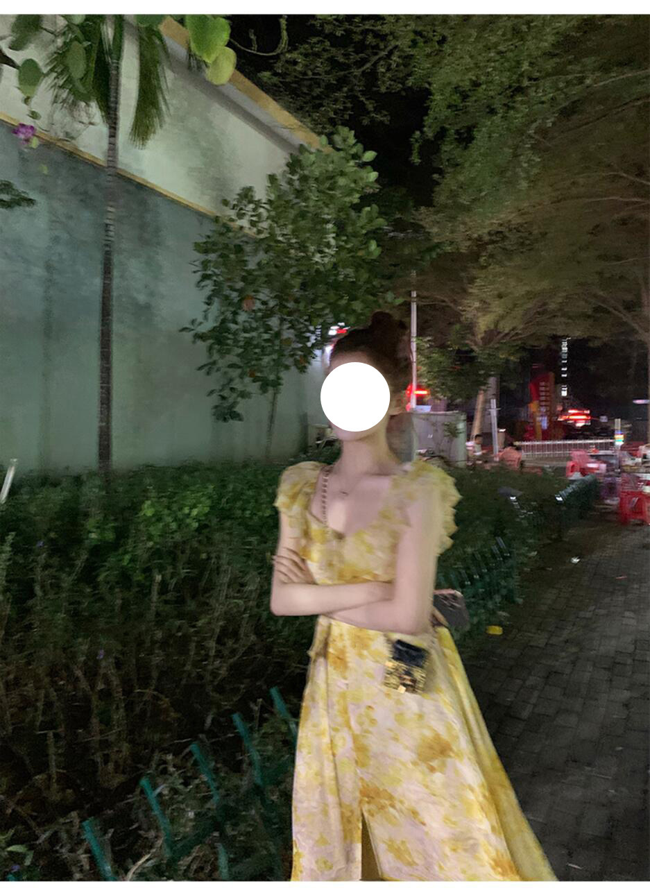 Female Spring And Autumn Beach Vacation Summer Short Sleeve Skirt — изображение 5