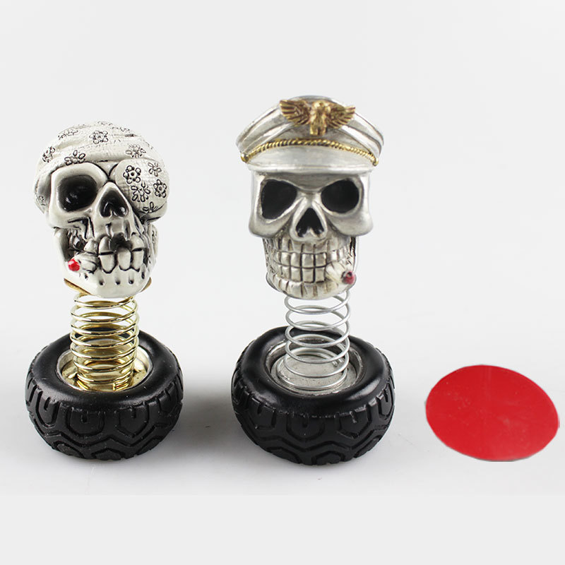 Car Skull Personality Interior Decoration Halloween Day Ornament For Car Goods Car Interior Accessories Decoration - Image 2