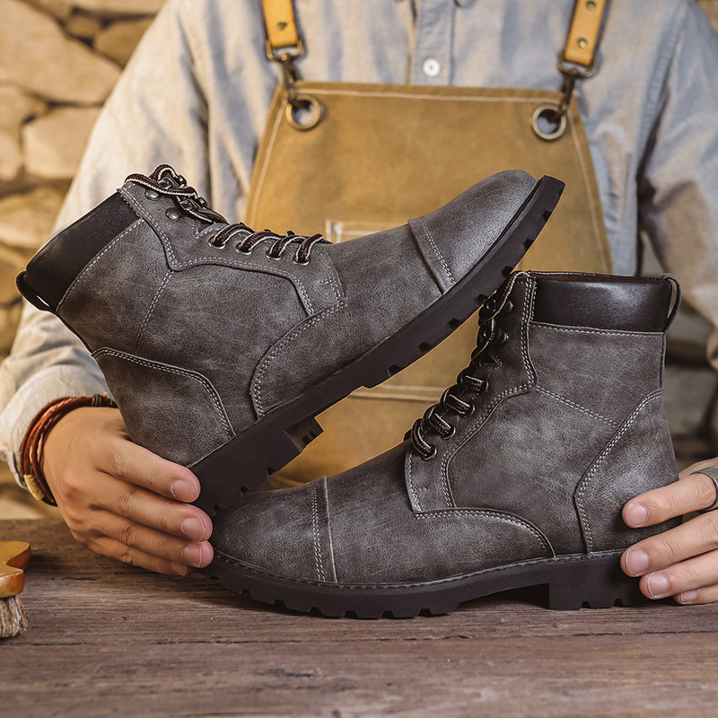 Fashion High Top Working Wear Style Boots – Bild 10