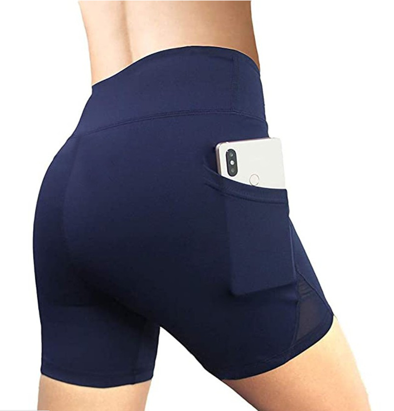 Hip Raise Yoga Women's High Waist Solid Color Tights Running Fitness Sports Pants - Image 8