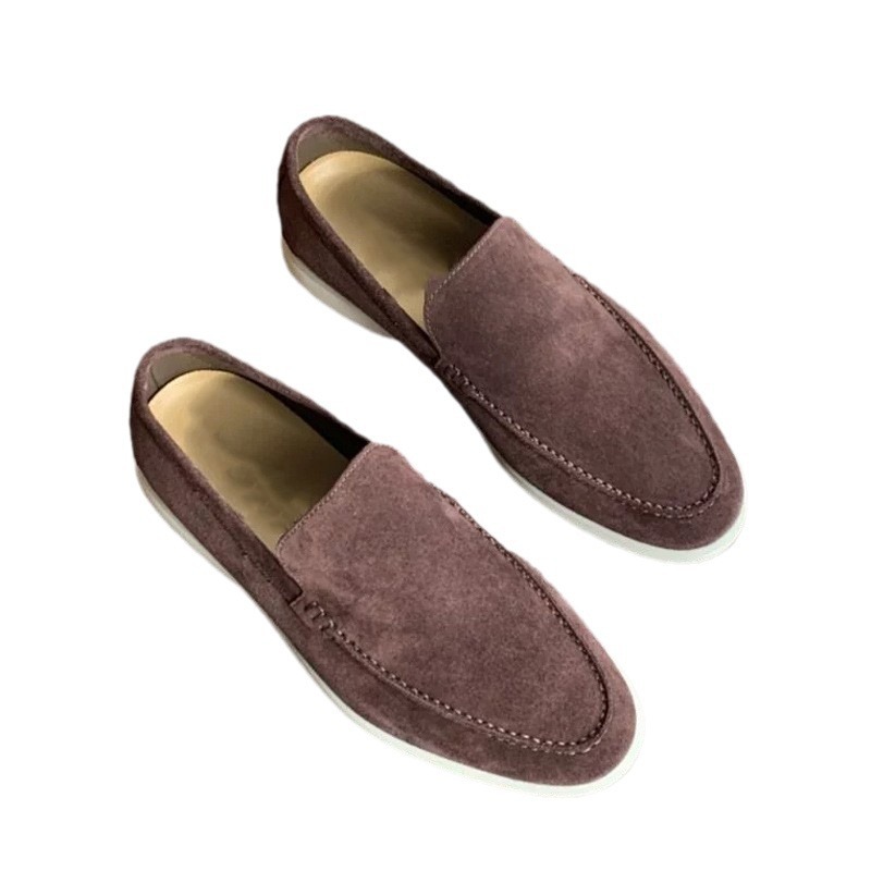 Men's Loafers Summer Casual Frost Flat Shoes Slip-on Driving Shoes - Image 5