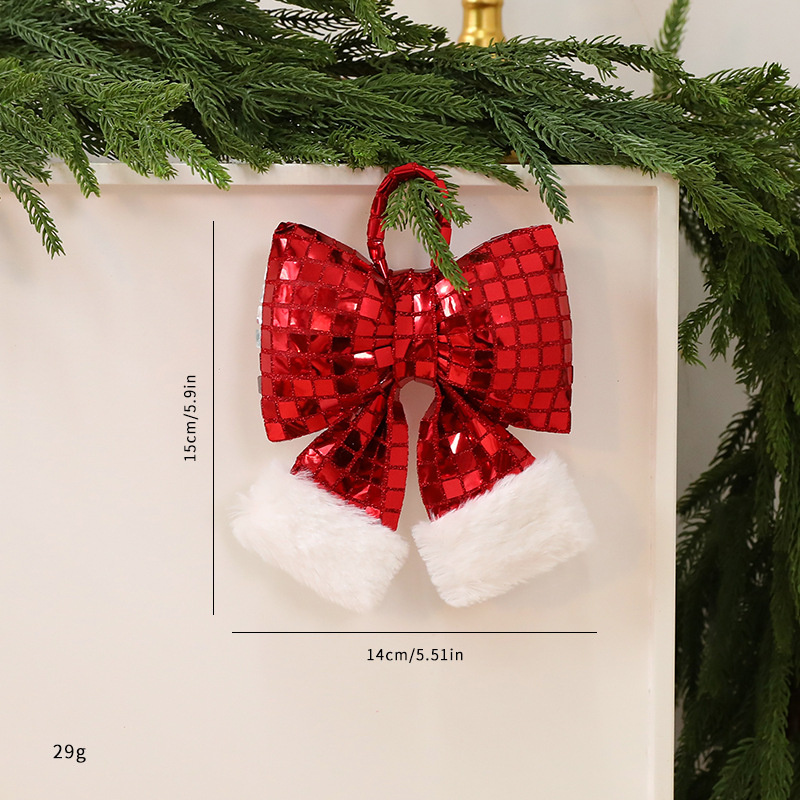 Mirror Bow Christmas Tree Decoration - Image 9