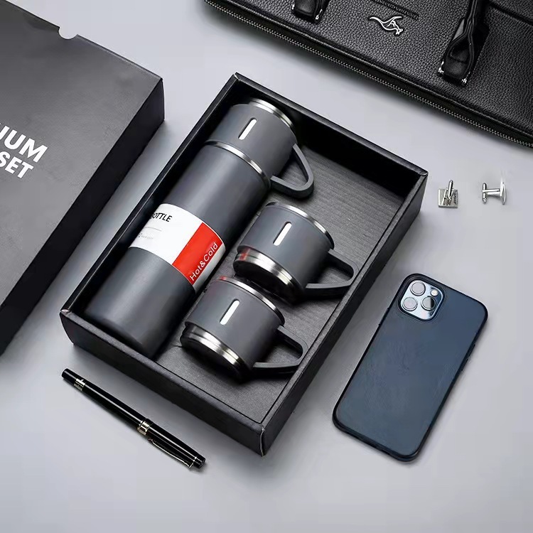 Business Gift Set Company Gift Event Stainless Steel Vacuum Flask — изображение 10