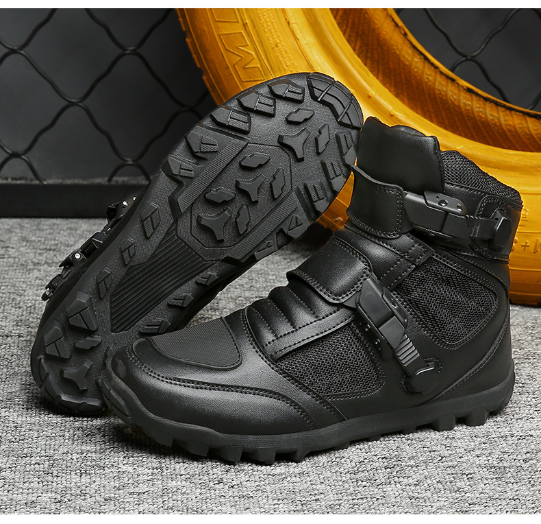 Motorcycle Male Knight Four Seasons Colorful Motorcycle Boots - Image 5
