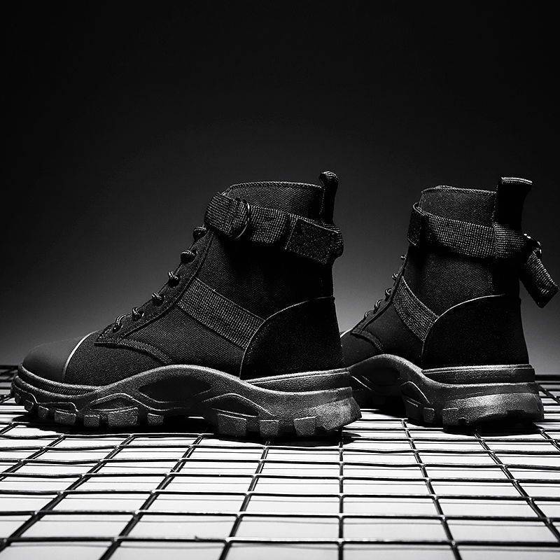 Men's British Style Casual All-matching Worker Boot - Image 7