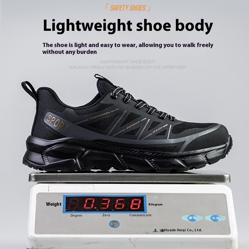 Anti Smashing And Puncture Lightweight Soft Soled Steel Toe Work Shoes – Bild 4