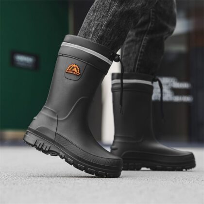 Men's Fashionable Outdoor Middle Tube Non-slip Rain Boots