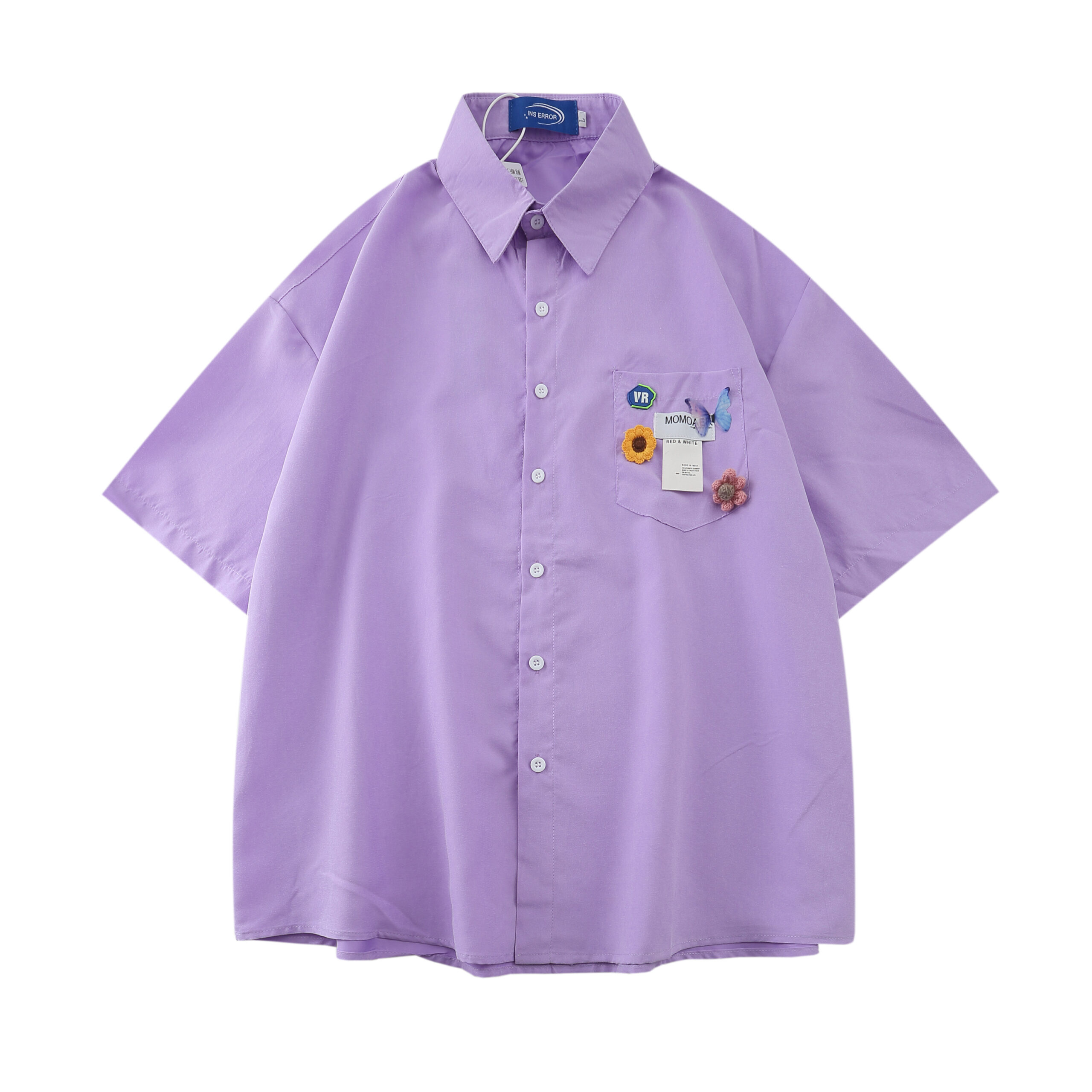 Women's Summer Letter Printed Short Sleeved Shirt – Bild 5