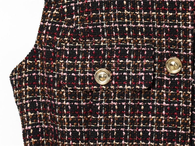 Women's Fashionable Belt Texture Top Vest – Bild 5