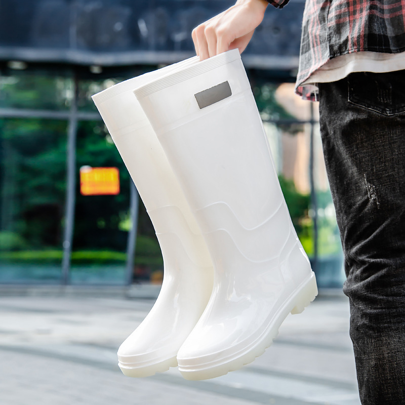 Men's Fashion Outer Wear High Tube Rubber Boots - Image 5